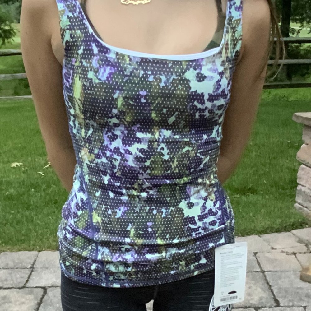 LULULEMON AMALA TANK FLORAL SPORT MULTI 4